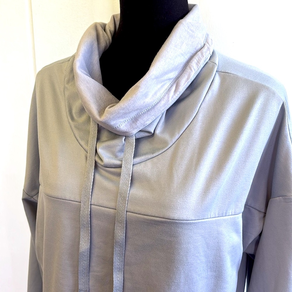 -Fabletics Europa Pullover Cowl Neck Stone Women’… - image 8